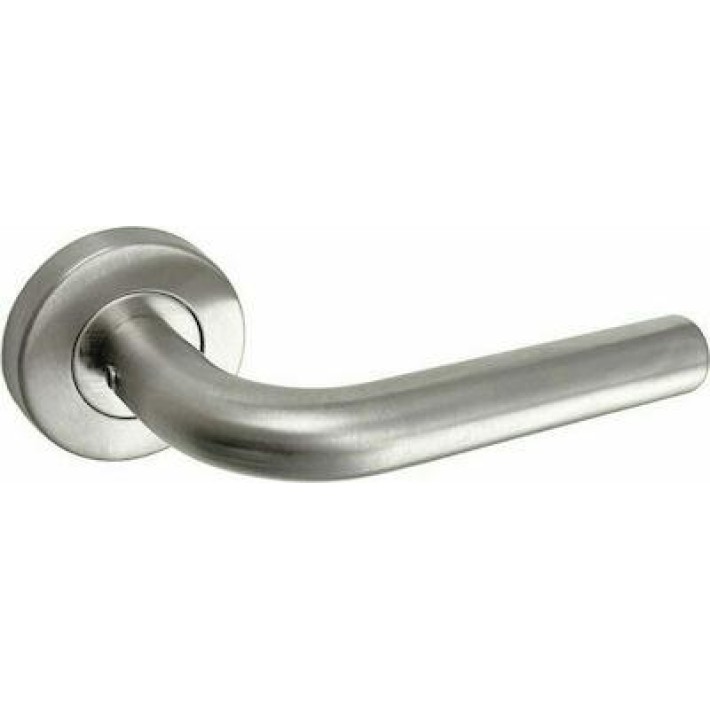 Πόμολο Πόρτας με Ροζέτα 253-13 ΖΕΥΓΟΣ Inox Perfect