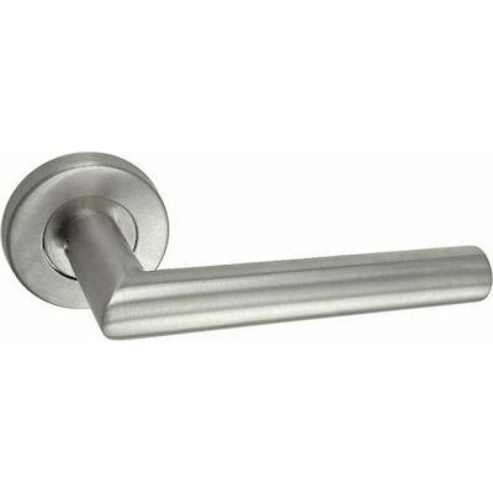 Πόμολο Πόρτας με Ροζέτα 256-13 ΖΕΥΓΟΣ Inox Perfect