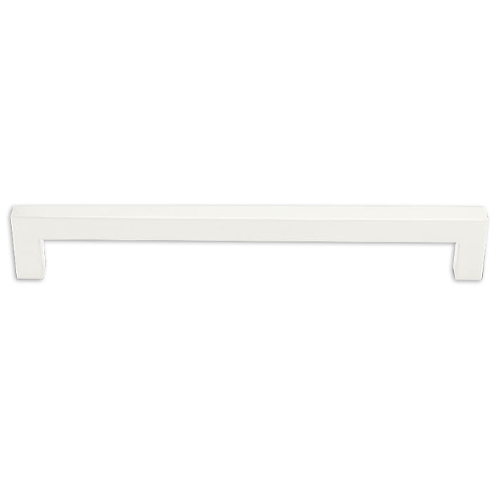 Λαβίτσα Επίπλου 501-13 Inox Λευκό Ματ Perfect 15x15 σε 30 Διαστάσεις