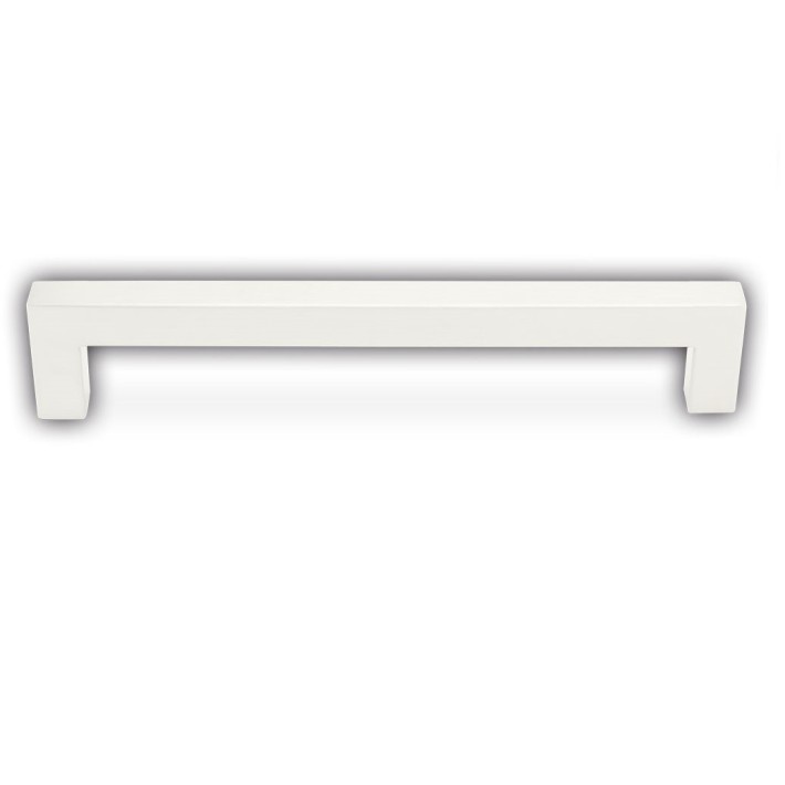 Λαβίτσα Επίπλου 501-13 Inox Λευκό Ματ Perfect 15x15 σε 30 Διαστάσεις