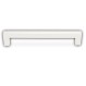 Λαβίτσα Επίπλου 501-13 Inox Λευκό Ματ Perfect 15x15 σε 30 Διαστάσεις