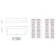 Λαβίτσα Επίπλου 501-13 Inox Ματ Perfect 15x15 σε 30 Διαστάσεις