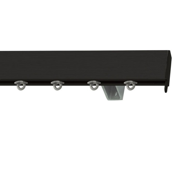 Κουρτινόξυλο Σιδηρόδρομος Elegant K61 Μαύρο Ματ