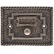 K396 Κουδούνι Ορειχάλκινο Old Silver 10x7.5 εκ.