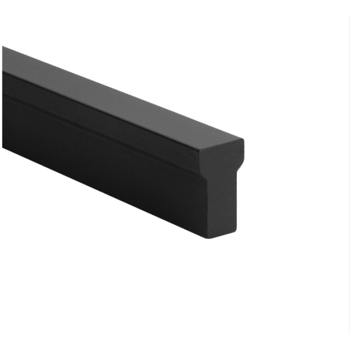 Roline 686-128 Λαβή Επίπλου Μαύρη Μεταλλική 128MM