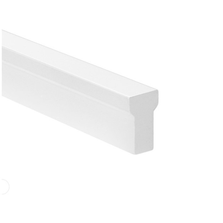 Roline 686-128 Λαβή Επίπλου Λευκή Μεταλλική 128MM