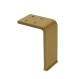Roline 205 Χρυσό Ματ Πόδι Επίπλου Μεταλλικό 7x4.5x0.4x10cm.