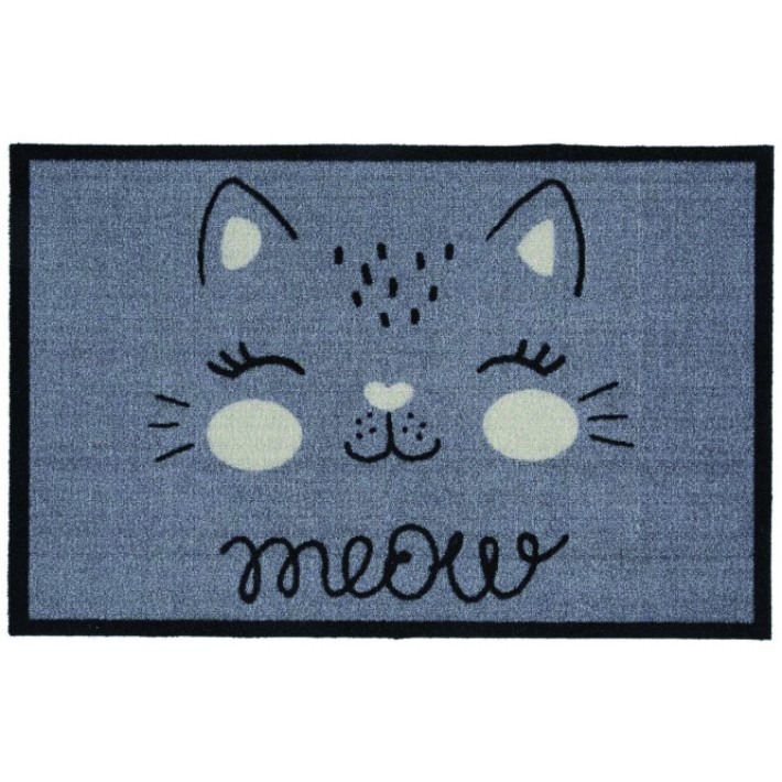Sdim Πατάκι Εισόδου 414 Impression Meow 40x60 εκ., Γκρι
