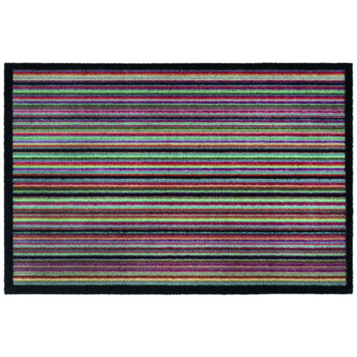 Sdim Πατάκι Εισόδου 861 Impression Linea Salsa 40x60 εκ., Καφέ Κόκκινο Μαύρο