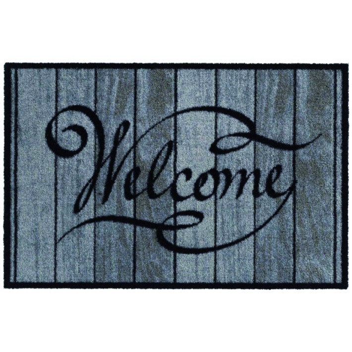 Sdim Πατάκι Εισόδου 315 Ambiance Welcome 50x75 εκ., Γκρι Μαύρο