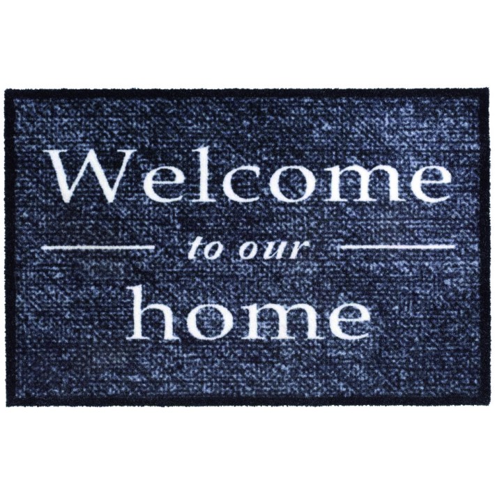 Sdim Πατάκι Εισόδου Prestige 041 Welcome 50x75 εκ., Μαύρο Γκρι
