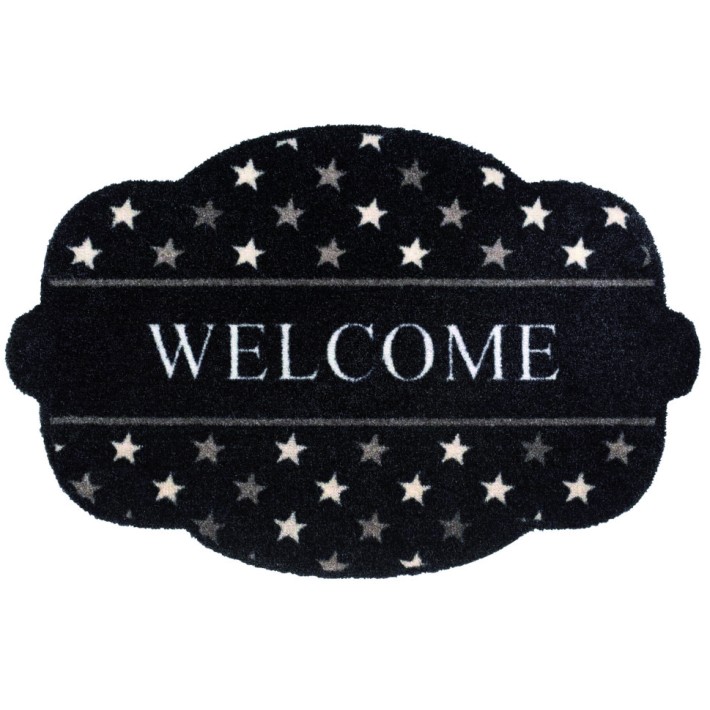 Sdim Πατάκι Εισόδου Prestige 010 Welcome 50x75 εκ., Μαύρο