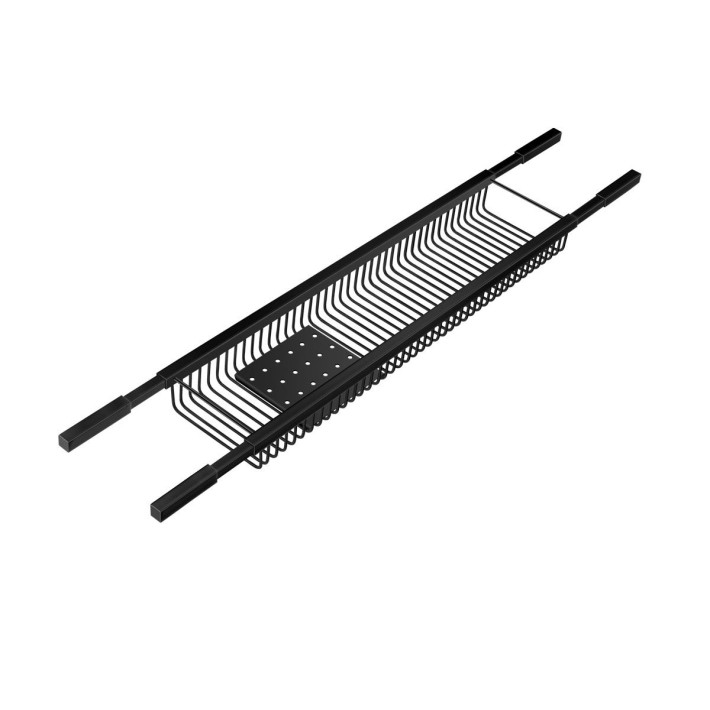 Γέφυρα Μπανιέρας Ρυθμιζόμενη Sanco 0151-M116 70-80x14x5,5εκ., Μαύρη