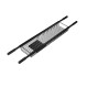 Γέφυρα Μπανιέρας Ρυθμιζόμενη Sanco 0151-M116 70-80x14x5,5εκ., Μαύρη