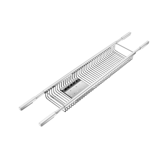 Γέφυρα Μπανιέρας Ρυθμιζόμενη Sanco 0151-A03 70-80x14x5,5εκ., Χρώμιο