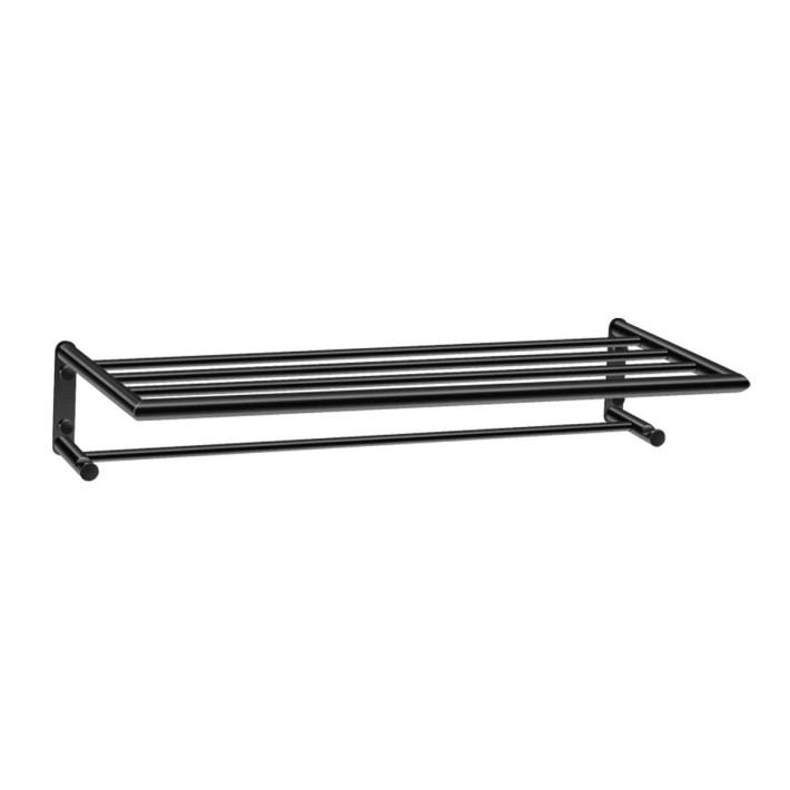 Πετσετοθήκη Ραφιέρα Sanco 0935-M116 60x25x11 εκ., Μαύρη