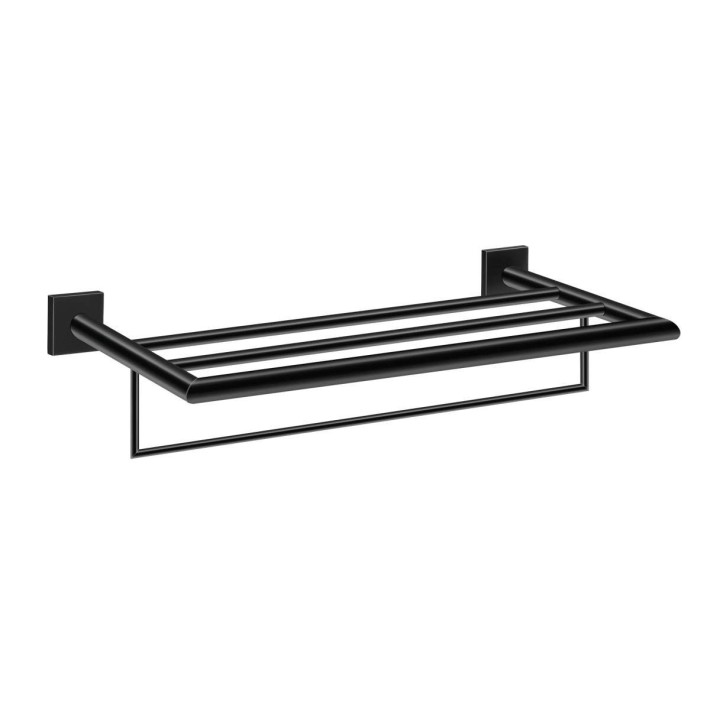 Πετσετοθήκη Ραφιέρα Sanco 0961-M116 60x22x12 εκ., Μαύρη
