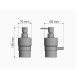 Sanco Dispenser Academia 21822-122 Dark Graphite