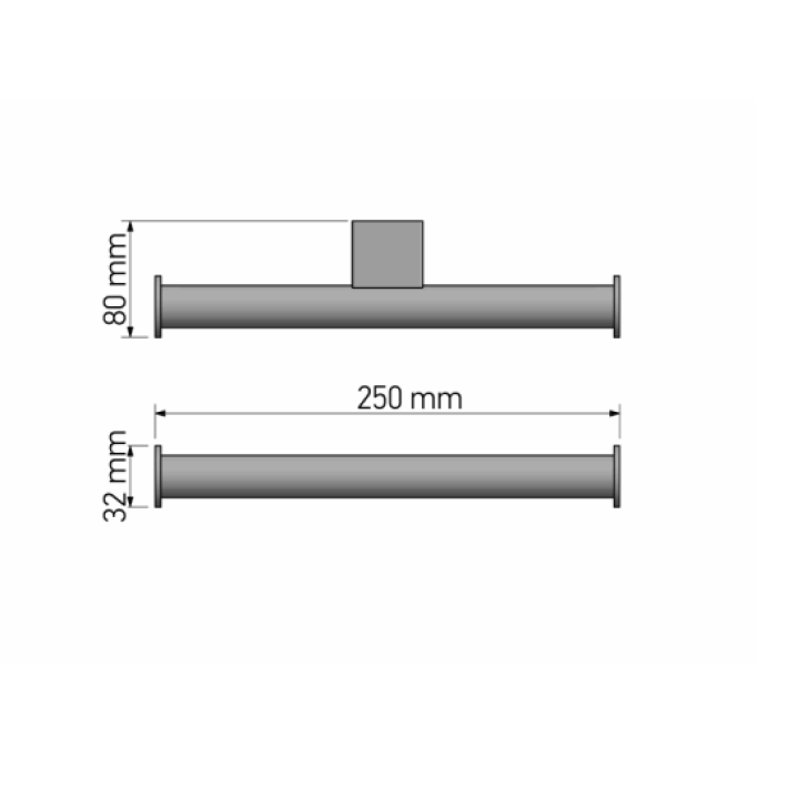Sanco Χαρτοθήκη Διπλή Academia 21826-122 Graphite Dark