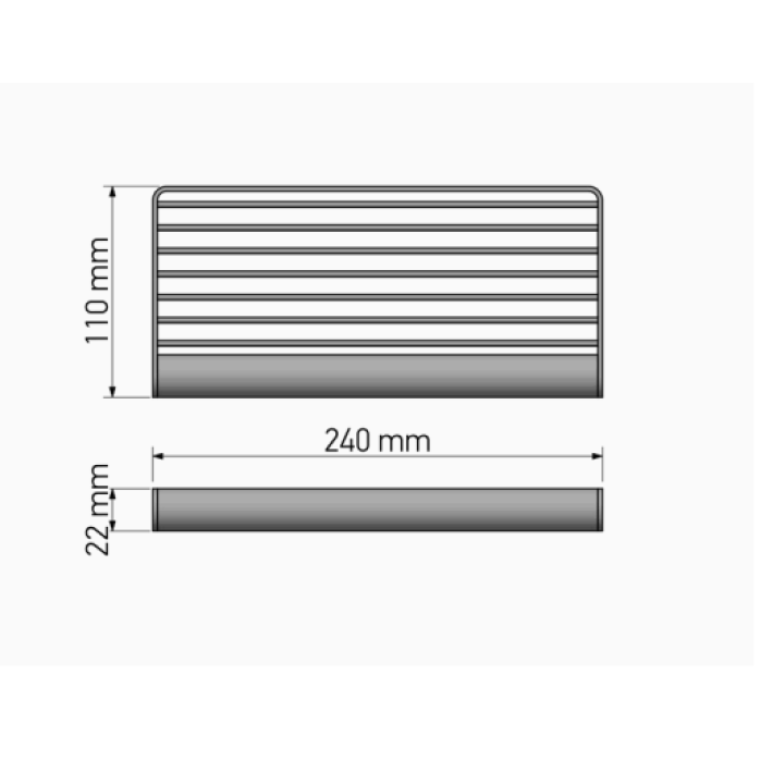 Sanco Σπογγοθήκη Academia 21843-122 Graphite Dark