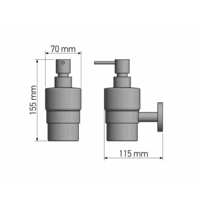 Sanco Dispenser Ergon 25922-A03 Χρώμιο