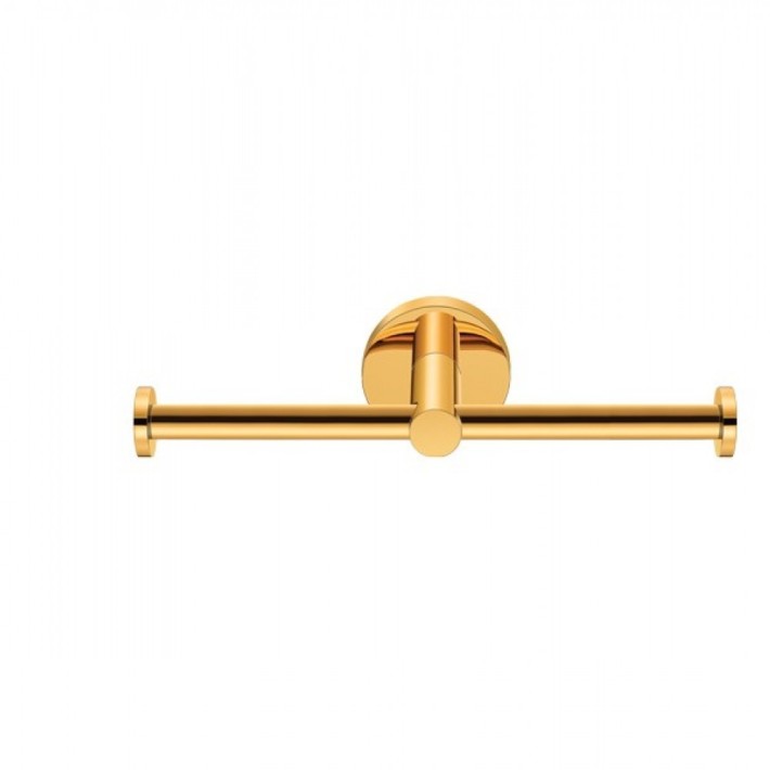 Sanco Διπλή Χαρτοθήκη Ergon 25926-A05 24k Gold Polished