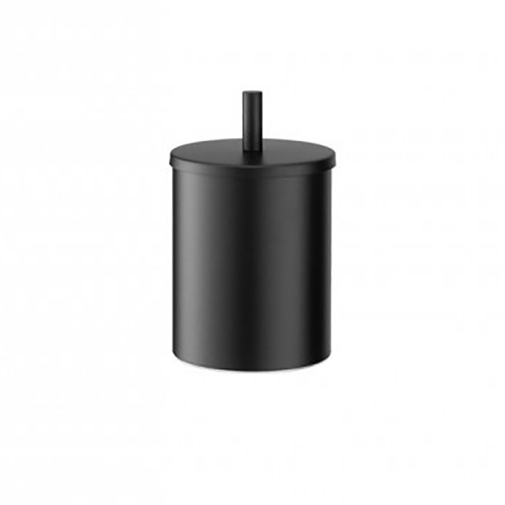 Cosmetic Box Βαμβακοθήκη  Sanco  80101-M116 8x8x13,5εκ., Μαύρο