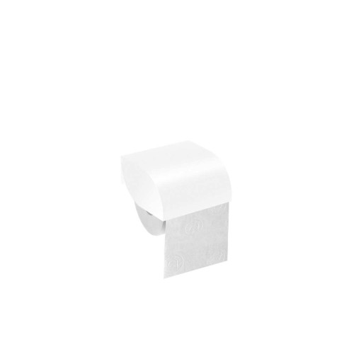 Χαρτοθήκη με Καπάκι Επιτοίχια 0852-M101 Sanco 13x11x6 εκ., Λευκό Ματ