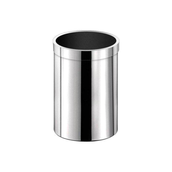 Χαρτοδοχείο 12lit Sanco Open Bin 90664-A03 Χρώμιο 25x38.5εκ.