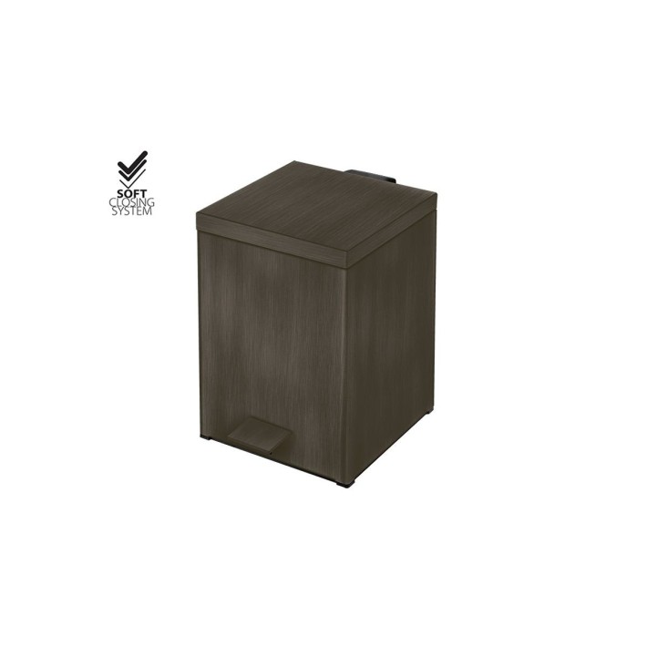  Χαρτοδοχείο 5lit Sanco 90677-DM25 Dark Bronze Mατ 18x25x26.5εκ. Soft Close