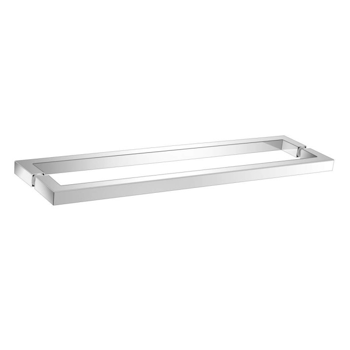 Διπλή Πετσετοθήκη Λαβή για Τζάμι Sanco SET-GL0723-A03 52x6εκ., Χρώμιο