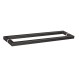 Διπλή Πετσετοθήκη Λαβή για Τζάμι Sanco SET-GL0723-M116 52x6εκ., Μαύρη