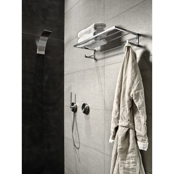 Πετσετοθήκη Ραφιέρα Sanco 0961-M116 60x22x12 εκ., Μαύρη