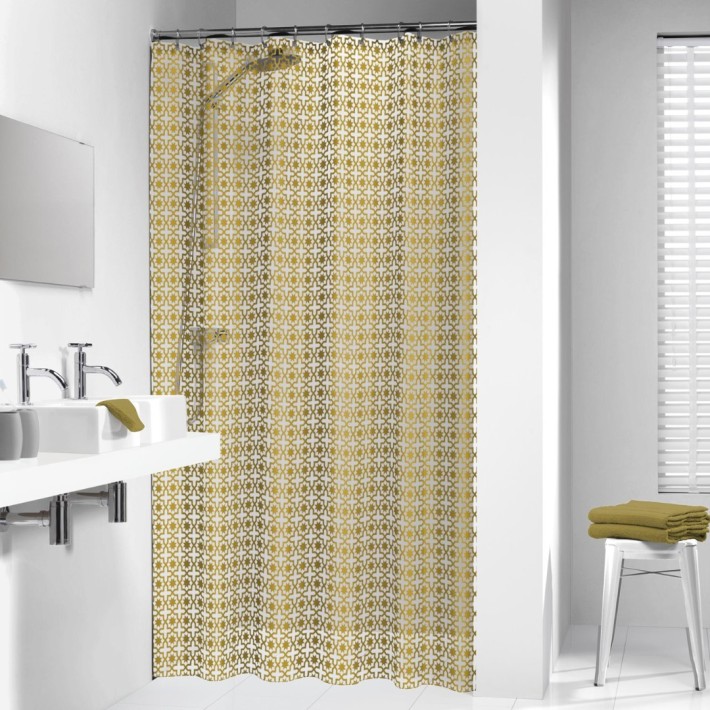 Sealskin Κουρτίνα Μπάνιου Hammam 180x200εκ. Διάφανη- Χρυσή