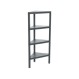 TATAY 06745.003 ΓΩΝΙΑΚΗ ΡΑΦΙΕΡΑ LOMBOK PL 4 ΕΠΙΠΕΔΑ Γκρι 33x33x100 εκ.