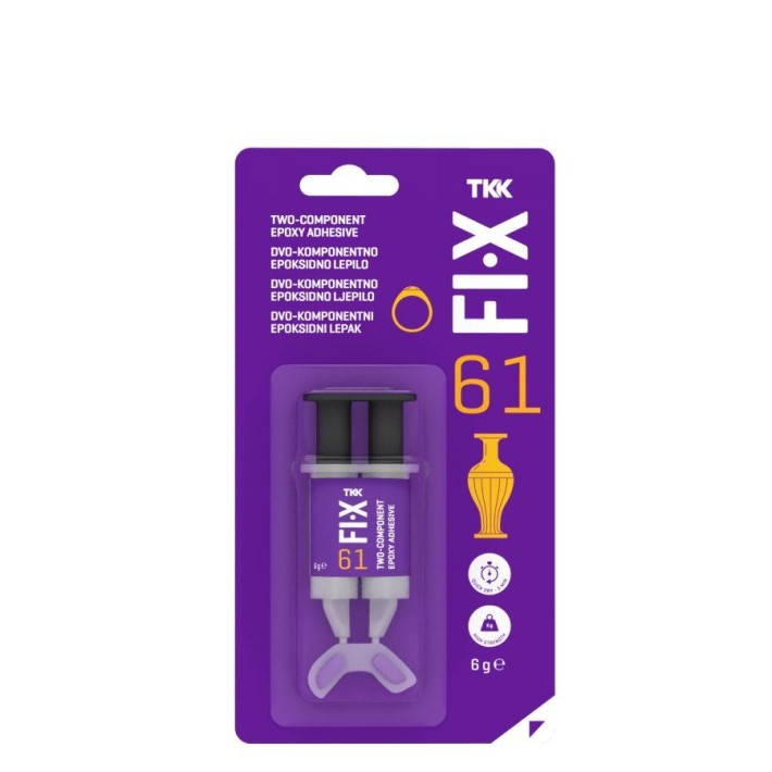 Εποξειδική Κόλλα Δύο Συστατικών 165172 TKK FIX61 Σύριγγα 6gr