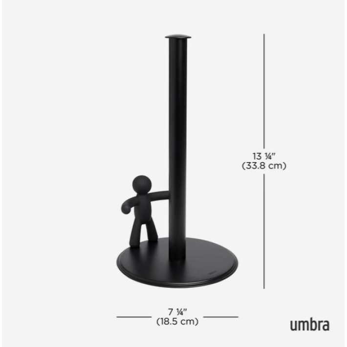 Umbra Buddy Βάση Για Χαρτί Κουζίνας Σε Mαύρο Xρώμα