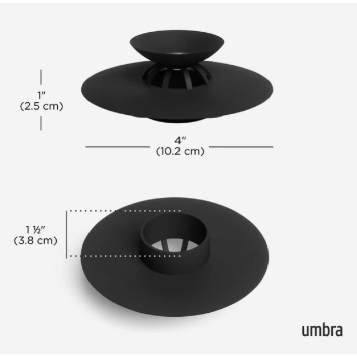 Umbra Flex - Μαύρη Τάπα Σιλικόνης Για Μπανιέρα
