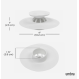 Umbra Flex - Λευκή Τάπα Σιλικόνης Για Μπανιέρα