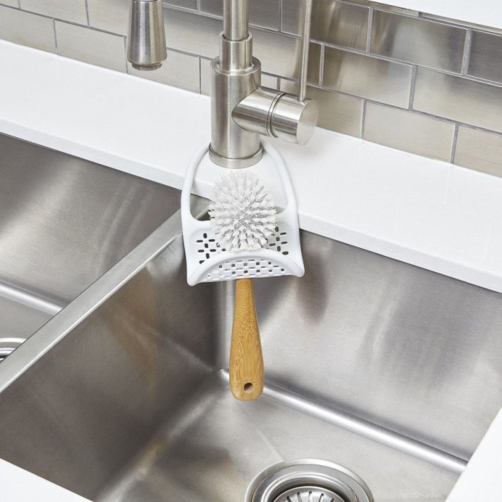Umbra Sling Sink-Θήκη Για Νεροχύτη Σε Λευκό Χρώμα