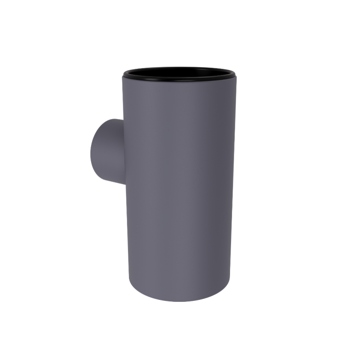 Verdi Ποτηροθήκη Τοίχου Μεταλλική 301.15.06 Graphite Grey
