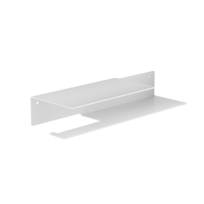 Verdi Χαρτοθήκη με Ράφι Strantza 33x11x6Υ εκ.,Λευκή 723.02.01