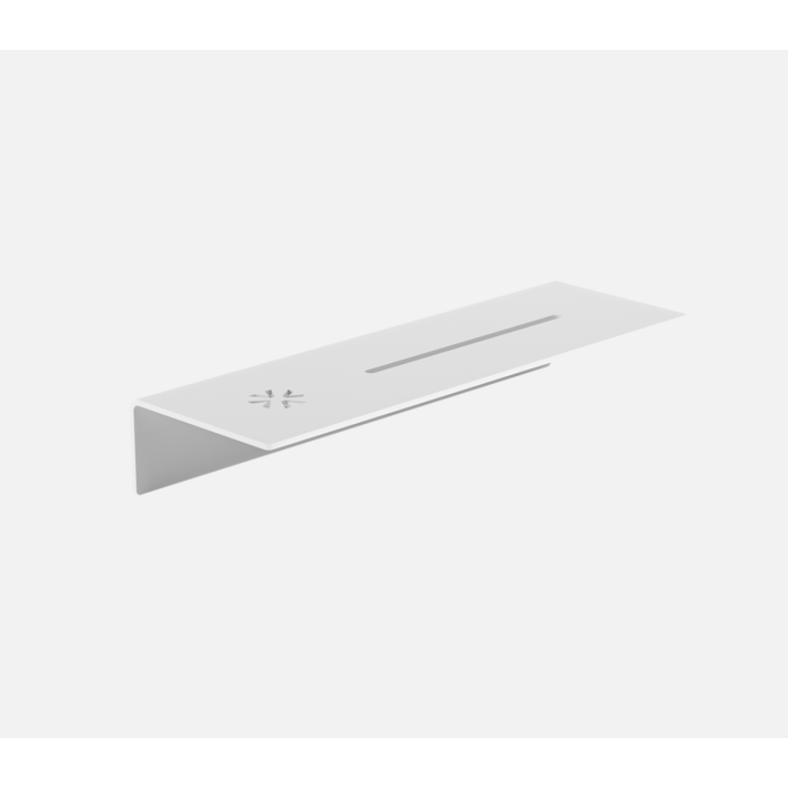 Verdi Ράφι Μπάνιου Strantza με Αποστράγγιση 30x9,3x5Υεκ., Λευκό 723.19.01