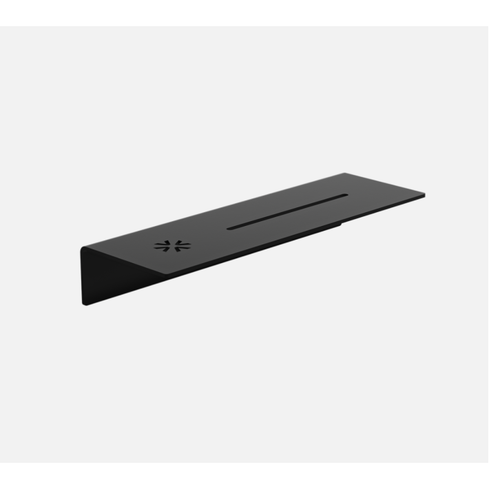 Verdi Ράφι Μπάνιου Strantza με Αποστράγγιση 30x9,3x5Υεκ., Μαύρο 723.19.05