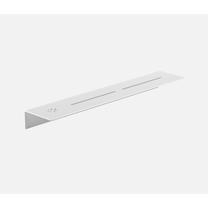 Verdi Ράφι Μπάνιου Strantza με Αποστράγγιση 50x9,3x5Υεκ., Λευκό 723.20.01