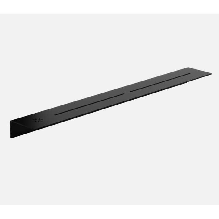Verdi Ράφι Μπάνιου Strantza με Αποστράγγιση 70x9,3x5Υεκ., Μαύρο 723.21.05