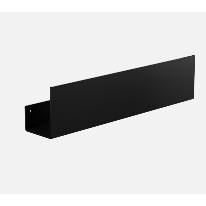 Verdi Ράφι Μπάνιου Strantza με Ψηλή Πρόσοψη 30x9,3x12Υεκ., Μαύρο 723.31.05