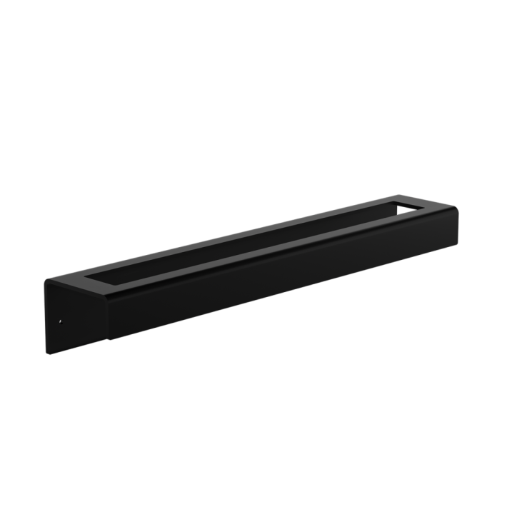 Verdi Πετσετοθήκη Strantza 60x10x9εκ., Μαύρη 723.14.05