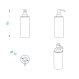 Verdi Dispenser Μεταλλικό Πάγκου 301.20.05 Μαύρο