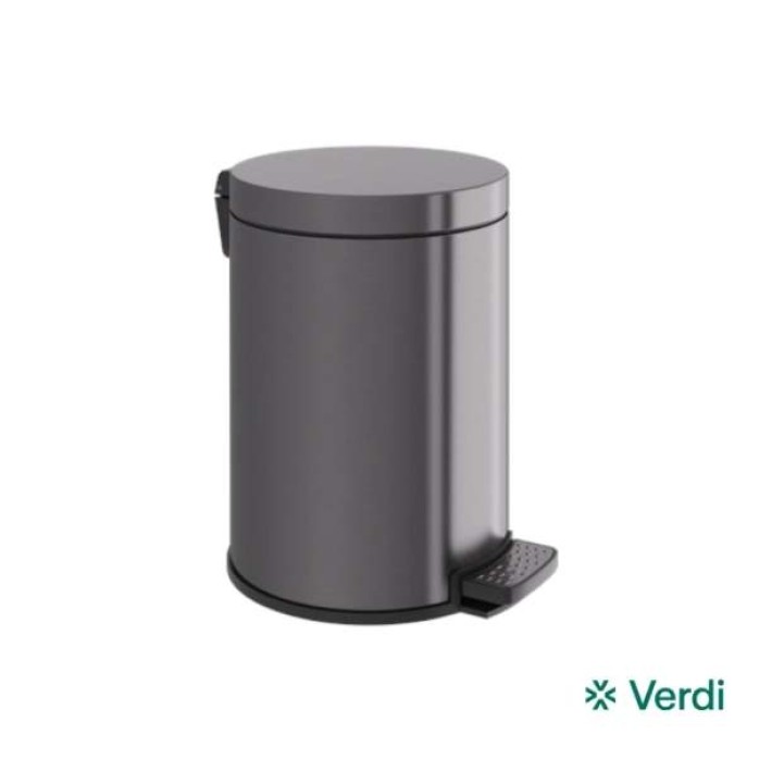 Χαρτοδοχείο VERDI-6lit  Brushed Gun Metal PVD 591.00.40 